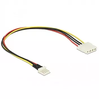 DeLOCK Wewnętrzny kabel adaptera zasilania 4-pin Molex żeński do 4-pin Mini-Molex męski, 5/12V, 30cm 85457