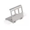 Delock Keystone Metalowy Uchwyt 3 Porty do Szyny DIN (88139)