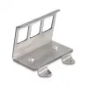 Delock Keystone Metalowy Uchwyt 3 Porty do Szyny DIN (88139)