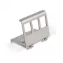 Delock Keystone Metalowy Uchwyt 3 Porty do Szyny DIN (88139)