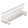 Delock Keystone metalowy uchwyt 8-portowy na szynę DIN (90657)