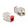 Moduł keystone Delock RJ-45 żeński na LSA żeński STP CAT 6a, 8 szt. (szary, niebieski, żółty, czerwony, zielony, pomarańczowy, fioletowy, neonowo-żółty) 87896