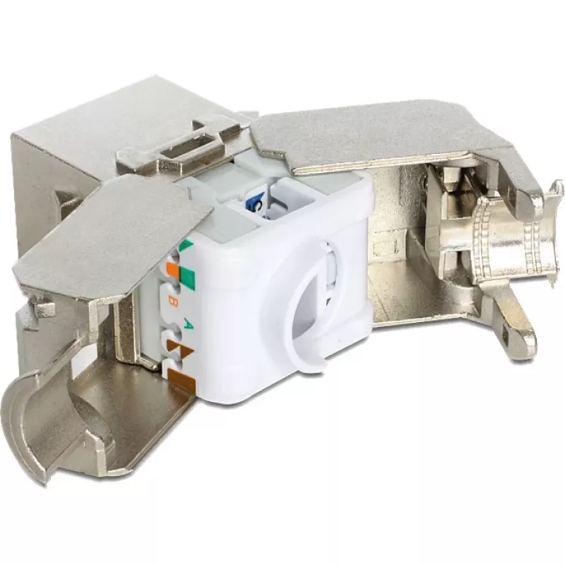 Delock Keystone Moduł RJ45 żeński do LSA Cat.6A STP