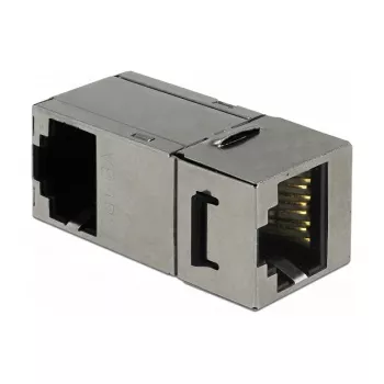 Delock moduł keystone RJ45 żeńskie do RJ45 żeńskie Cat.6 STP 90° 86371