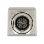 Adapter Delock M12 X-coded 8-pin żeński na RJ45 żeński Cat.6A STP ekranowany prosty