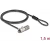Zamek do laptopa DELOCK Navilock z zamkiem szyfrowym dla HP Nano Slot - kabel ze stali węglowej (20967)
