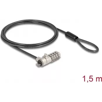 Zamek do laptopa DELOCK Navilock z zamkiem szyfrowym dla HP Nano Slot - kabel ze stali węglowej (20967)