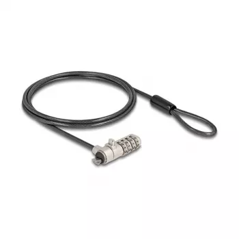Zamek do laptopa DELOCK Navilock z zamkiem szyfrowym dla HP Nano Slot - kabel ze stali węglowej (20967)