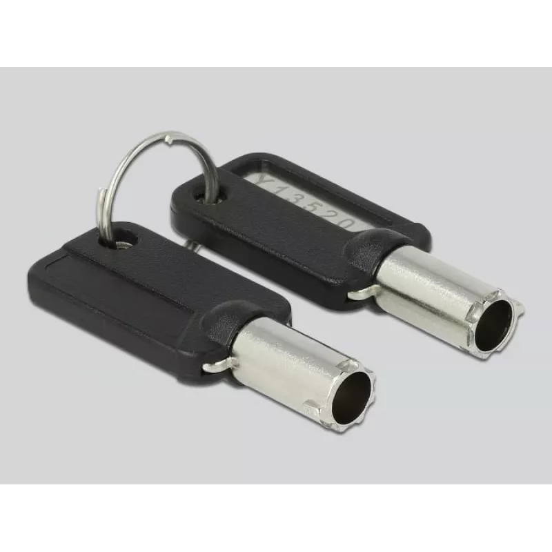 Kabel zabezpieczający do notebooka Delock Navilock z 3 głowicami blokującymi dla Kensington, Noble Wedge i Nano Slot (20676)