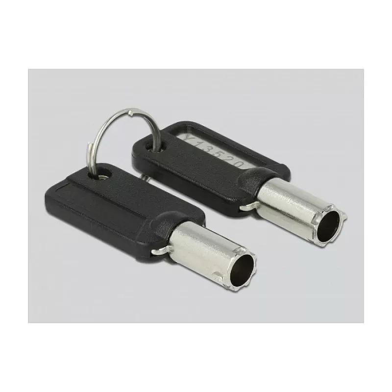Kabel zabezpieczający do notebooka Delock Navilock z 3 głowicami blokującymi dla Kensington, Noble Wedge i Nano Slot (20676)