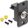 Adapter panelowy DELOCK FC Simplex żeński-żeński, obudowa metalowa, tuleja ceramiczna, czarny (91189)