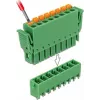 Delock Zestaw Złączy Zaciskowych PCB 8-pinowych, Raster 3,81 mm, Pionowy, Zielony (10 sztuk) 65974