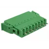 Delock Zestaw Złączy Zaciskowych PCB 8-pinowych, Raster 3,81 mm, Pionowy, Zielony (10 sztuk) 65974