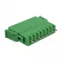 Delock Zestaw Złączy Zaciskowych PCB 8-pinowych, Raster 3,81 mm, Pionowy, Zielony (10 sztuk) 65974