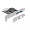 Karta Delock PCI Express x1 na 2 x USB 3.2 Gen 1 Typ-A, Low-Profile