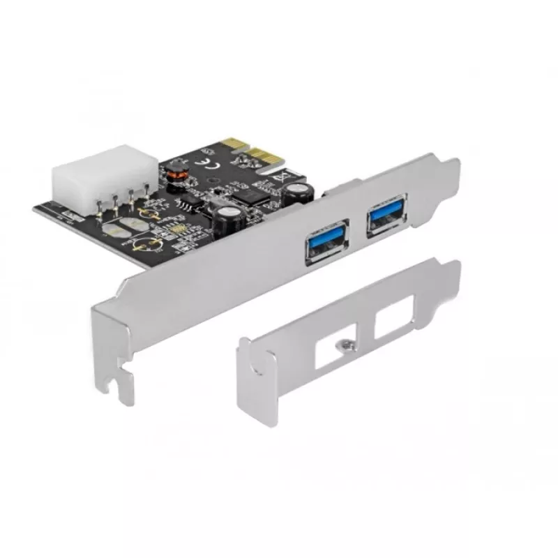Karta Delock PCI Express x1 na 2 x USB 3.2 Gen 1 Typ-A, Low-Profile