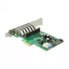 Karta Delock PCI Express x1 na 6 x zewnętrznych + 1 x wewnętrzny USB 3.0