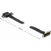 Karta riser Delock PCI Express x1 z 90° kątowym złączem i kablem 60 cm