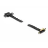 Karta riser Delock PCI Express x1 z 90° kątowym złączem i kablem 60 cm