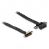 Karta riser Delock PCI Express x1 z 90° kątowym złączem i kablem 60 cm