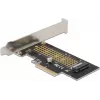 Delock karta PCI Express x4 na 1 x wewnętrzny NVMe M.2 Key M 80 mm - niski profil 90047
