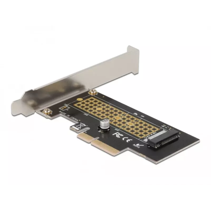 Delock karta PCI Express x4 na 1 x wewnętrzny NVMe M.2 Key M 80 mm - niski profil 90047