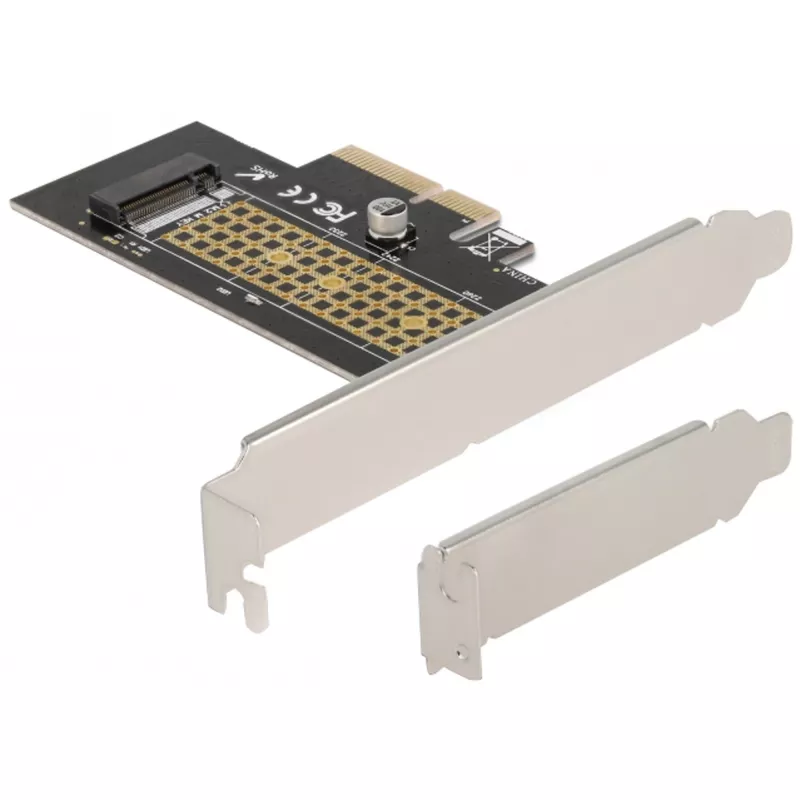 Delock karta PCI Express x4 na 1 x wewnętrzny NVMe M.2 Key M 80 mm - niski profil 90047