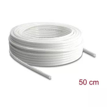 Delock wąż pneumatyczny 10 x 6.5 mm PU rolka 50 m biały