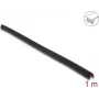 Delock profil ochronny krawędzi PVC samoprzylepny żebrowany 35 x 35 mm, 1 m, czarny 18491