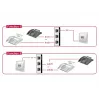 Delock RJ11 2-Port Manual Bidirectional Switch