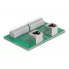 Delock RJ45 2 x żeńskie do 2 x złącze zaciskowe z przyciskiem do szyny DIN pod kątem (66995)