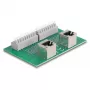 Delock RJ45 2 x żeńskie do 2 x złącze zaciskowe z przyciskiem do szyny DIN pod kątem (66995)