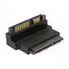 Delock SATA 22 Pin Żeński na Męski Adapter z Zatrzaskiem – Kątowy w dół