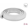 Delock Samoprzylepna piankowa listwa ochronna na krawędzie 35 x 13 mm, 2 m, szara 18489