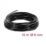 Delock Spiralna rurka kablowa 6 mm średnica 10 m Czarna