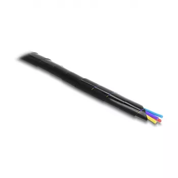 Delock Spiralna owijka kablowa 15 mm średnica 10 m czarna