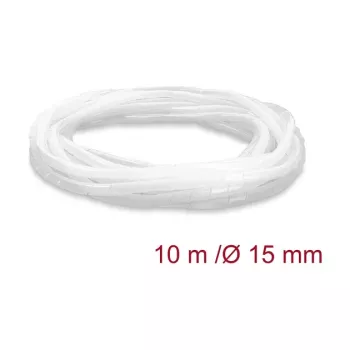 Delock Spiralna owijka na kable o średnicy 15 mm, 10 m, przezroczysta