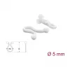 Delock spiralny oplot kablowy 5 mm przezroczysty, 100 sztuk