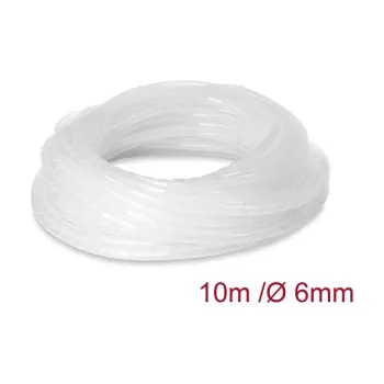 Delock Spiralna osłona kabla 6 mm średnica 10 m przezroczysta