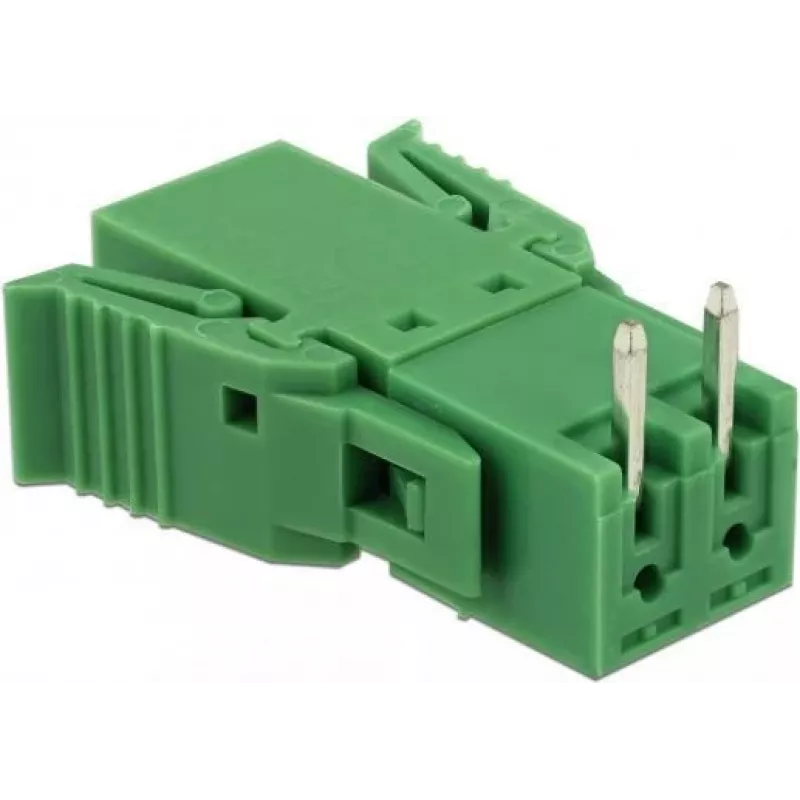 Zestaw złączy śrubowych Delock do PCB 2-pinowe, raster 3,81 mm, poziome 65952
