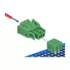 Zestaw złączy śrubowych Delock do PCB 2-pinowe, raster 3,81 mm, poziome 65952