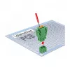 Zestaw złączy śrubowych Delock do PCB, 2-pinowe, raster 3,81 mm, pionowe (65968)