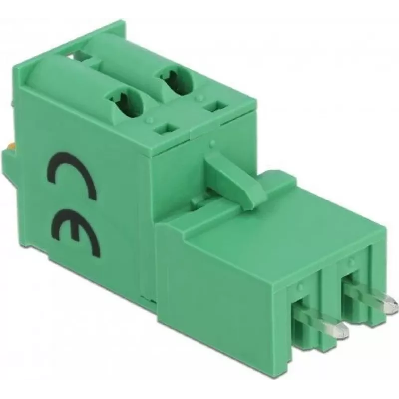 Zestaw złączy śrubowych Delock do PCB, 2-pinowe, raster 5,08 mm, pionowe 66500