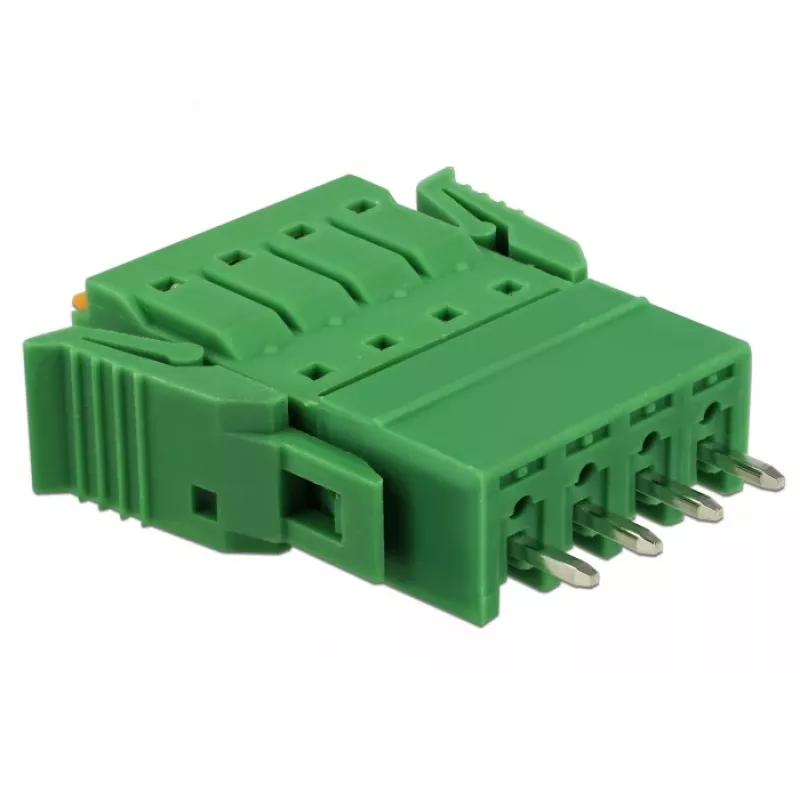 Delock Zestaw Złączy Zaciskowych do PCB 4-pinowe, raster 3,81 mm, pionowe (65970)