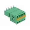 Delock zestaw złączy śrubowych do PCB 4-pinowe, raster 5,08 mm, poziome 66506