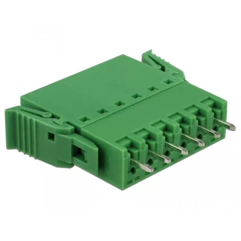Zestaw złącz śrubowych Delock do PCB 6-pinowy 3,81 mm raster pionowy (65972)