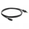 Delock Kabel TOSLINK Mini TOSLINK 3.5 mm Wtyk do TOSLINK Wtyk, Ø 2.2 mm, 1.5 m, Czarny