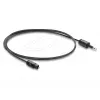 Delock Kabel TOSLINK Mini TOSLINK 3.5 mm Wtyk do TOSLINK Wtyk, Ø 2.2 mm, 1 m, Czarny
