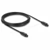Delock kabel audio optyczny TOSLINK, męski na męski, 3 m, 4 mm, czarny