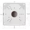 DELTA BD-B116 Uniwersalny uchwyt ścienny do kamer kopułkowych i tubowych, stop aluminium, biały, nośność 2 kg, wewnątrz/na zewnątrz